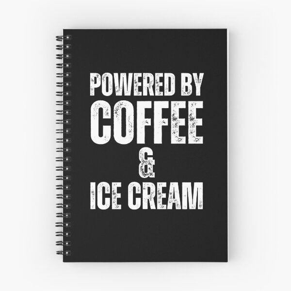 Item preview, Powered By Coffee And Ice Cream designed and sold by NinniSilver.