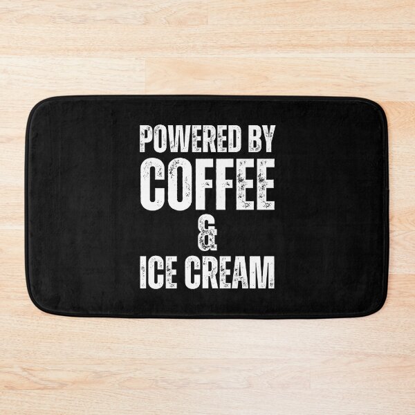 Item preview, Powered By Coffee And Ice Cream designed and sold by NinniSilver.