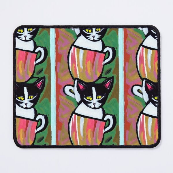 Item preview, Cats in cups designed and sold by KoroCincoCats.