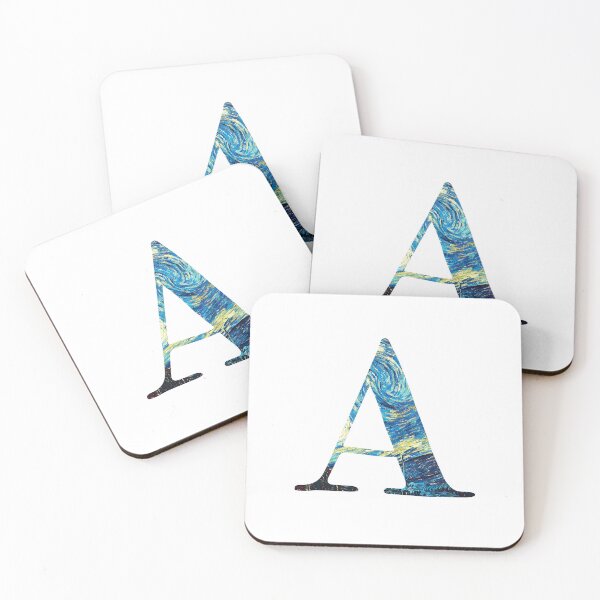 Item preview, Starry Initial (A) designed and sold by QuotableYou.