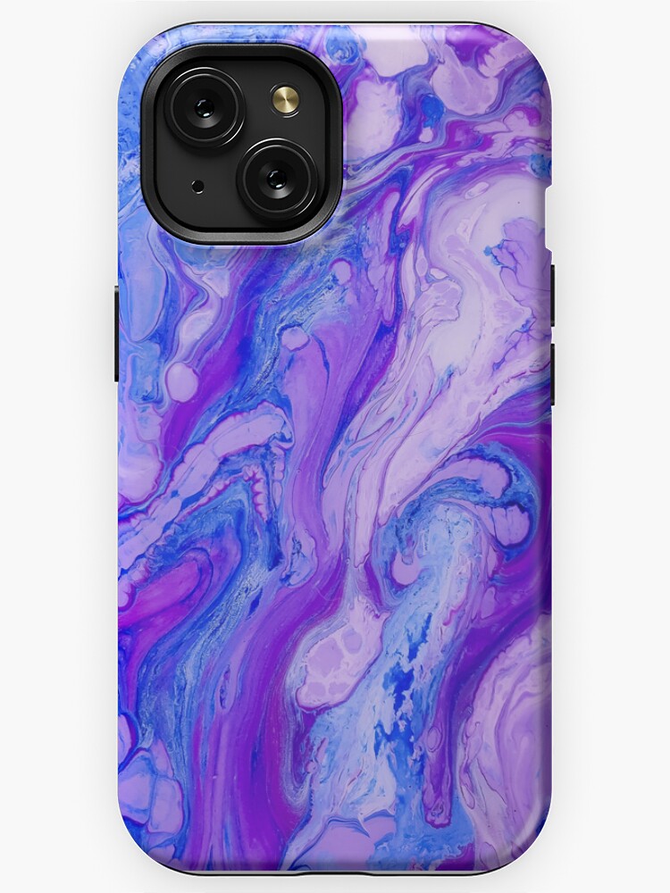 Thumbnail 1 von 4, iPhone-Hülle, Lila psychedelische Flüssigkeit designt und verkauft von pASob-dESIGN.