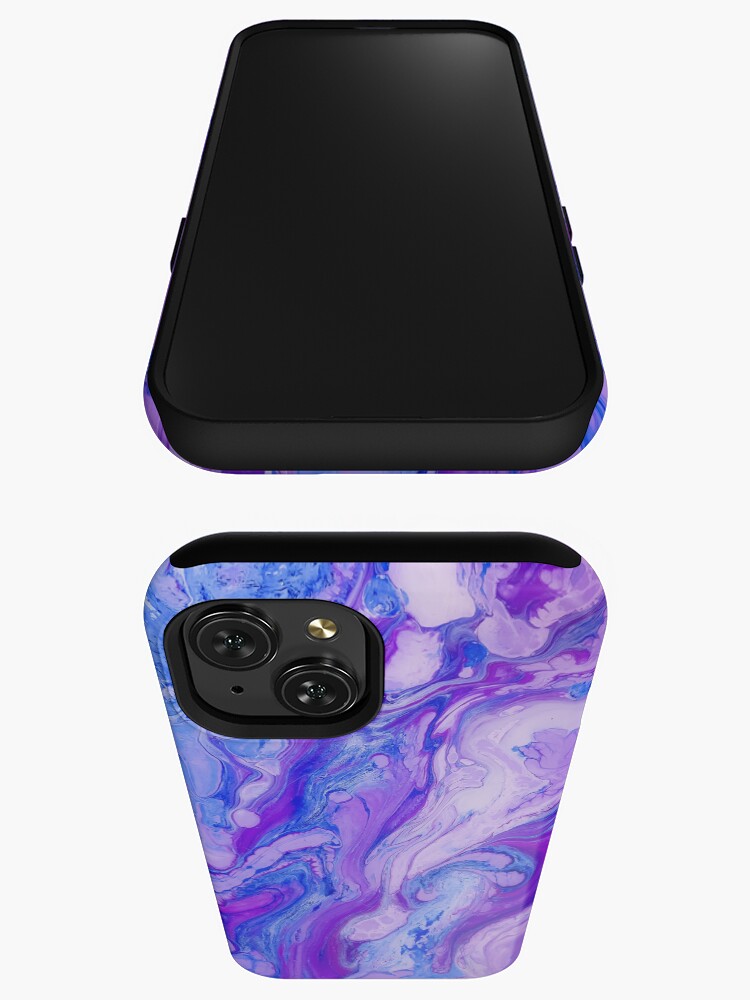 Thumbnail 3 von 4, iPhone-Hülle, Lila psychedelische Flüssigkeit designt und verkauft von pASob-dESIGN.