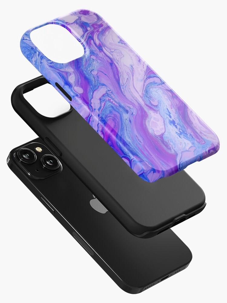 Thumbnail 2 von 4, iPhone-Hülle, Lila psychedelische Flüssigkeit designt und verkauft von pASob-dESIGN.