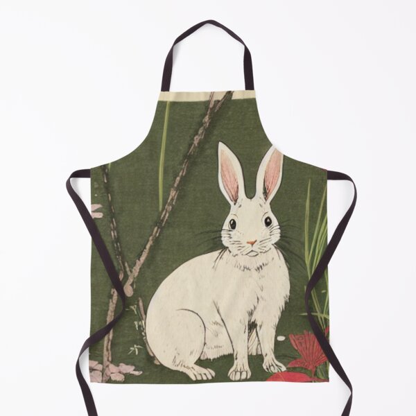 Item preview, White Beautiful American Rabbit Lop Animal Bunny Vintage designed and sold by wigobun.