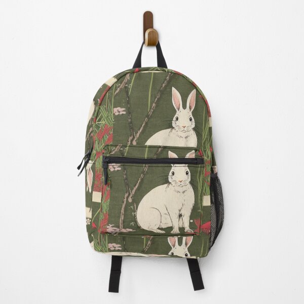 Item preview, White Beautiful American Rabbit Lop Animal Bunny Vintage designed and sold by wigobun.