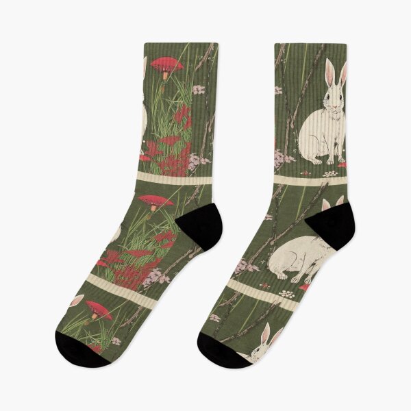 Item preview, White Beautiful American Rabbit Lop Animal Bunny Vintage designed and sold by wigobun.