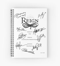 Reign Script Spiral Notebook