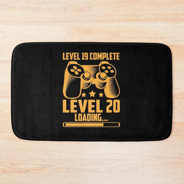 Item preview, Level 19 Level 20 Loading 20th Birthday Gamer designed and sold by GrumpyDadCo.