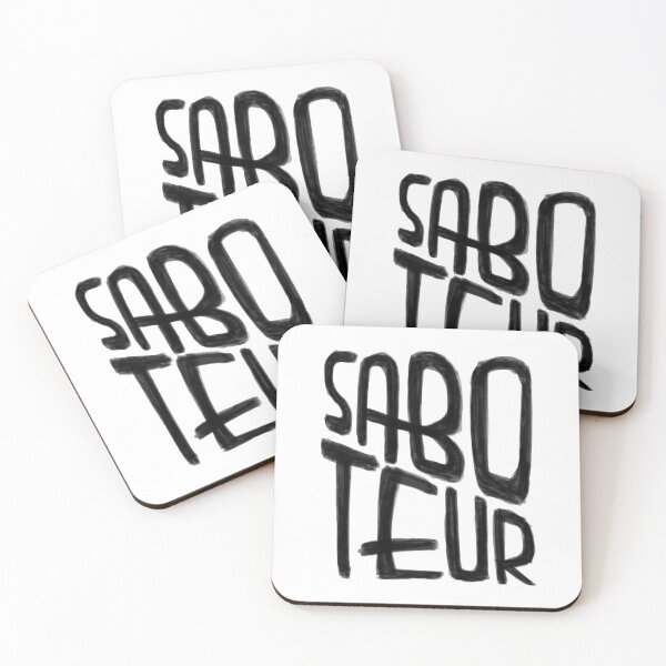Item preview, Sabotage, Saboteur designed and sold by badlydrawnbabe.