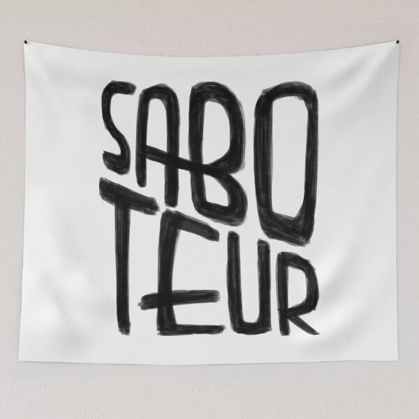 Item preview, Sabotage, Saboteur designed and sold by badlydrawnbabe.