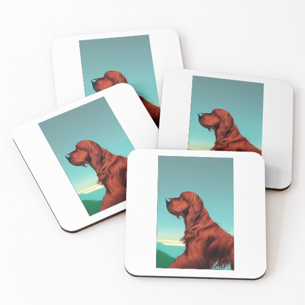 Item preview, Irish setter designed and sold by GroovyDino.