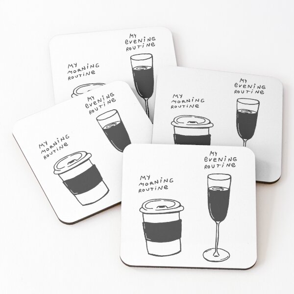 Item preview, Morning Coffee And Evening Wine designed and sold by tartagain.