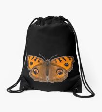 Peacock Pansy Drawstring Bag