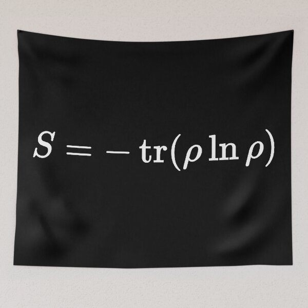 Item preview, Von Neumann Entropy, quantum information and physics designed and sold by NoetherSym.