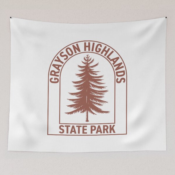 Item preview, Grayson Highlands State Park Virginia Vintage Tree designed and sold by HalpinDesign.