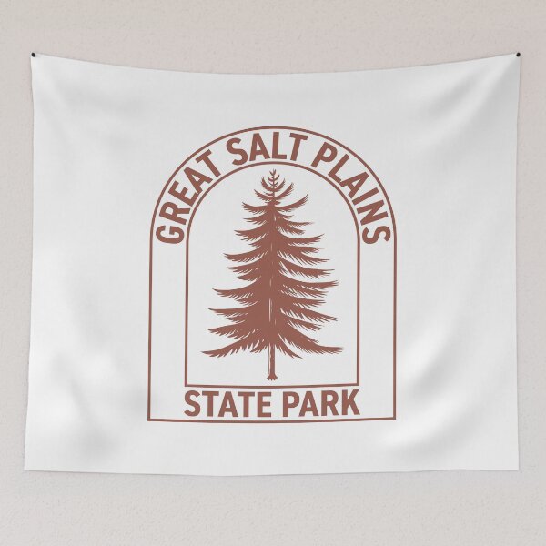 Item preview, Great Salt Plains State Park Oklahoma Vintage Tree designed and sold by HalpinDesign.