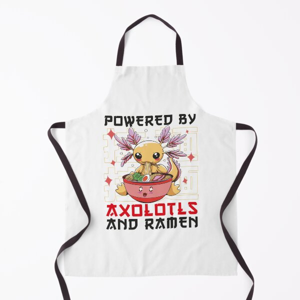 Item preview, Powered by Axolotls & Ramen - Kawaii Axolotl Eating Ramen designed and sold by ollalla.