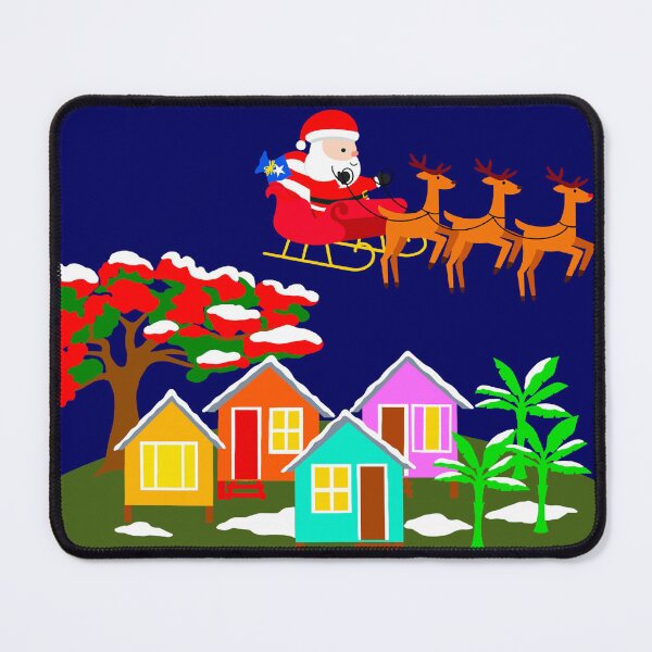 Item preview, Santa on the sleigh designed and sold by Rosita Martinez Art.
