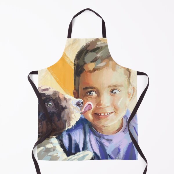 Item preview, Kid & Dog Portrait designed and sold by From-ouda-space.