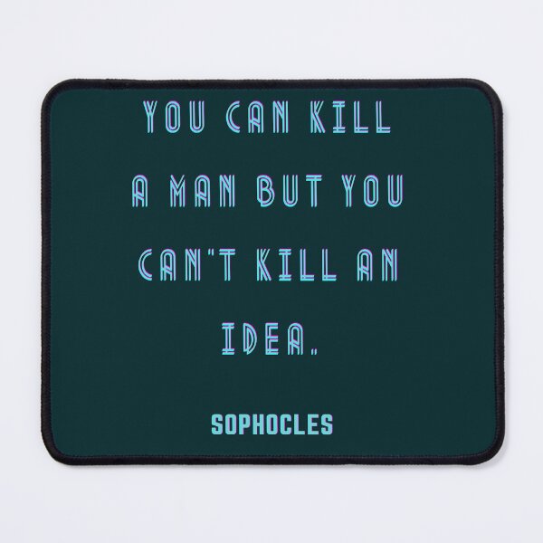 Item preview, SOPHOCLES Quote, Blue text designed and sold by artbleed.