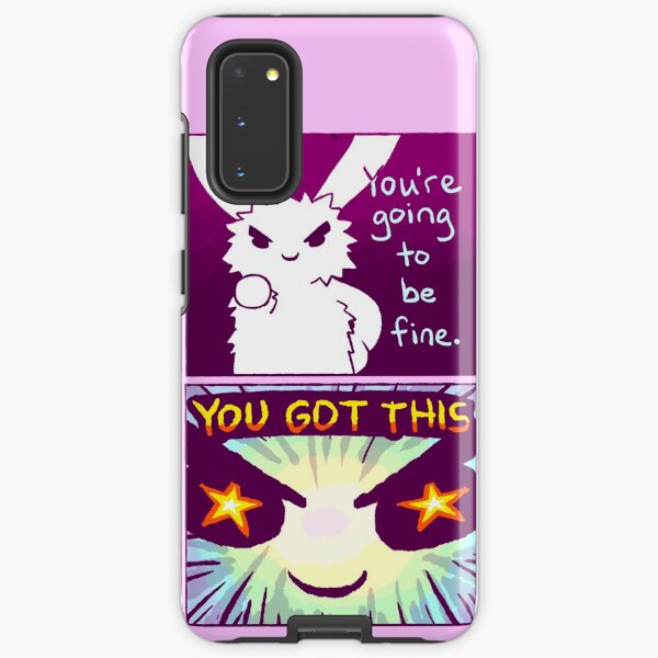 "YOU GOT THIS" Bunny Comic Samsung Galaxy Tough Case