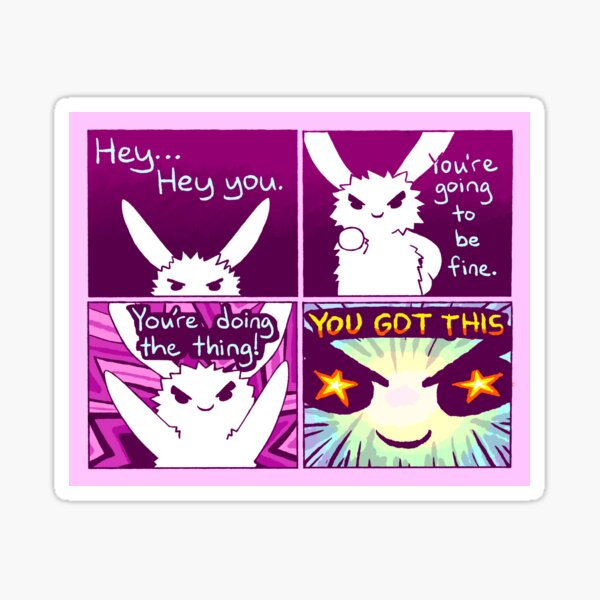 Bunny Love Stickers for Sale