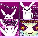 "YOU GOT THIS" Bunny Comic by thelatestkate