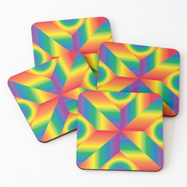 Item preview, Rainbow Diamonds and Circles Seamless Pattern designed and sold by Reconocer.