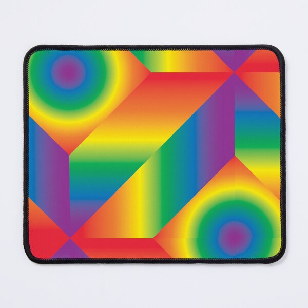 Item preview, Rainbow Diamonds and Circles Seamless Pattern designed and sold by Reconocer.