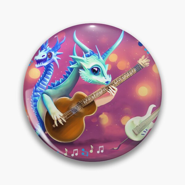 Item preview, Dragon guitarist designed and sold by Artbellachi.