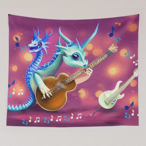 Item preview, Dragon guitarist designed and sold by Artbellachi.