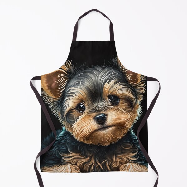 Item preview, Super Cute Yorkshire Terrier Puppy Portrait designed and sold by KoolArtDistrict.