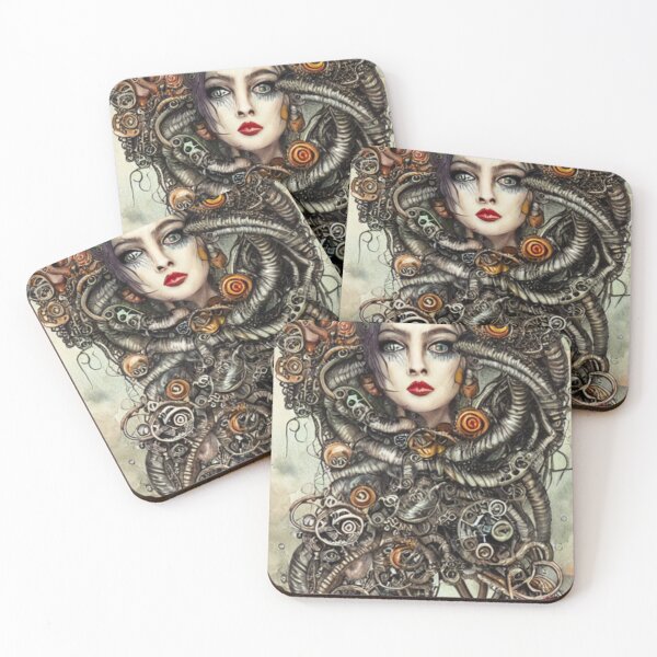 Item preview, Steam Punk Futuristic Medusa, Women’s Rights, Strong Women  designed and sold by Mumzy2many.