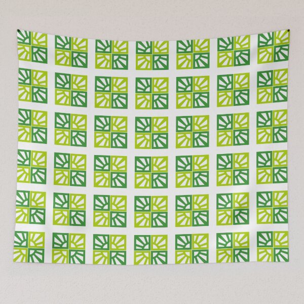 Item preview, Breeze Block Eleven Green designed and sold by Owen1976.