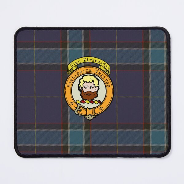 Item preview, Kirkcaldy Scottish Tartan and Crest designed and sold by BagTown Clans.