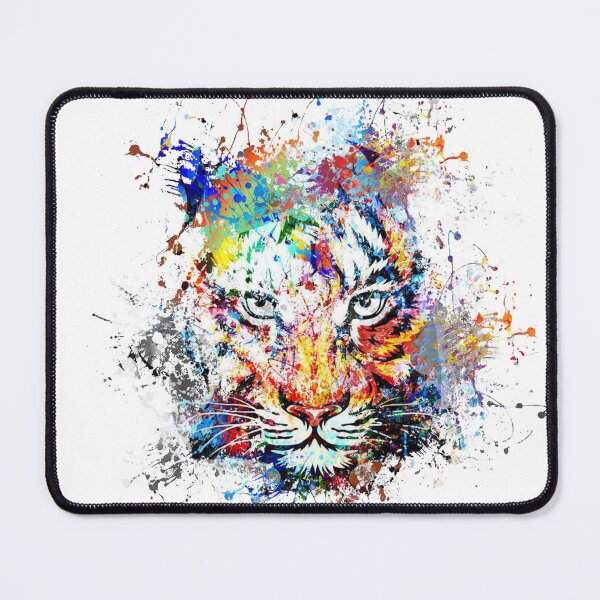 Item preview, Colourful Tiger Face T-shirt designed and sold by Xippy Art.