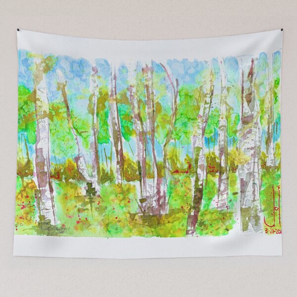 Item preview, Aspens in the Spring designed and sold by SarahbytheLake.