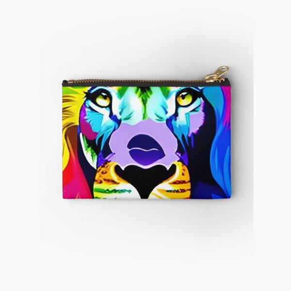 Item preview, Rainbow lion wallpaper designed and sold by The Love Quill.