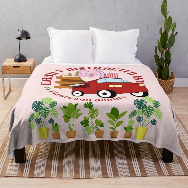 Item preview, easily distracted by plants and donuts designed and sold by vidyaroul.