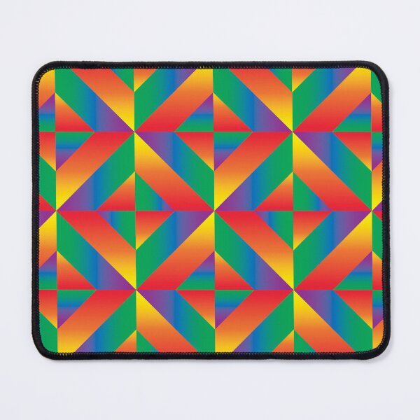 Item preview, Rainbow Diamonds and Bands Prismatic Seamless Pattern Gradients designed and sold by Reconocer.