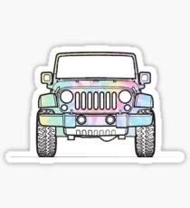 Pegatina Tie Dye Jeep