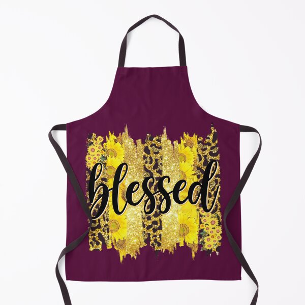 Item preview, Blessed Text with Gold Sunflowers designed and sold by sweetbelle.