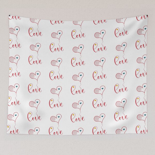 Item preview, Love Red Hearts designed and sold by Missing In Art.