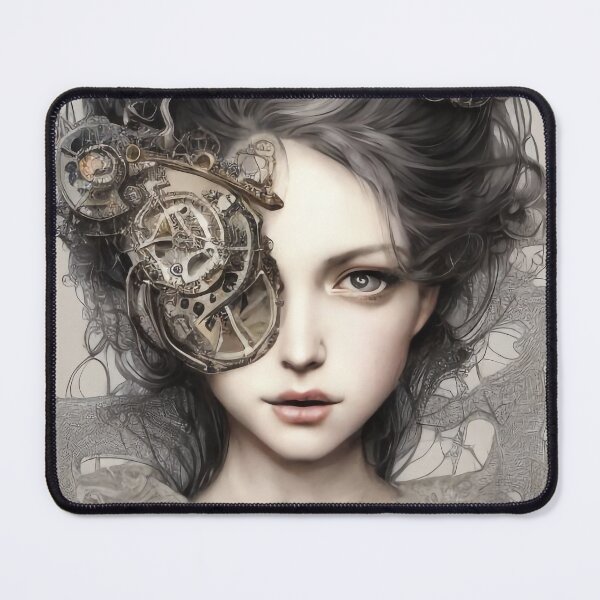 Item preview, Ariel Steampunk Girl Portrait  designed and sold by Kamiri.