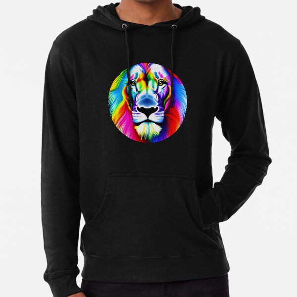 Rainbow Lion Hoodies Sweatshirts for Sale Redbubble