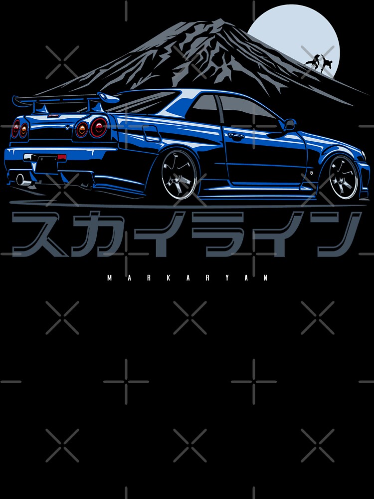 Skyline GTR R34 Babystrampler