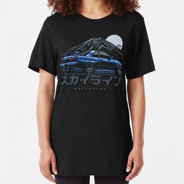Skyline GTR R34 Slim Fit T-Shirt