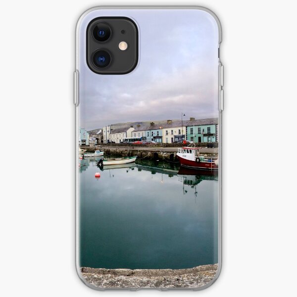 Hurry Head Harbour, Carnlough, County Antrim iPhone Soft Case