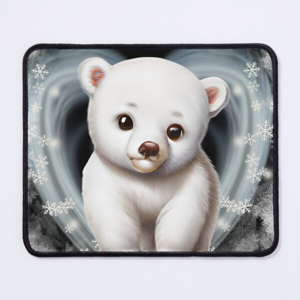 Item preview, Cute Chibi Baby Polar Bear Winter Time designed and sold by TajfunX.