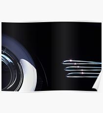 1938 Cadillac Limo Wheel Poster